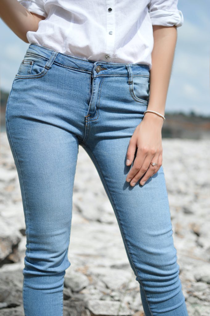 Jeans productie